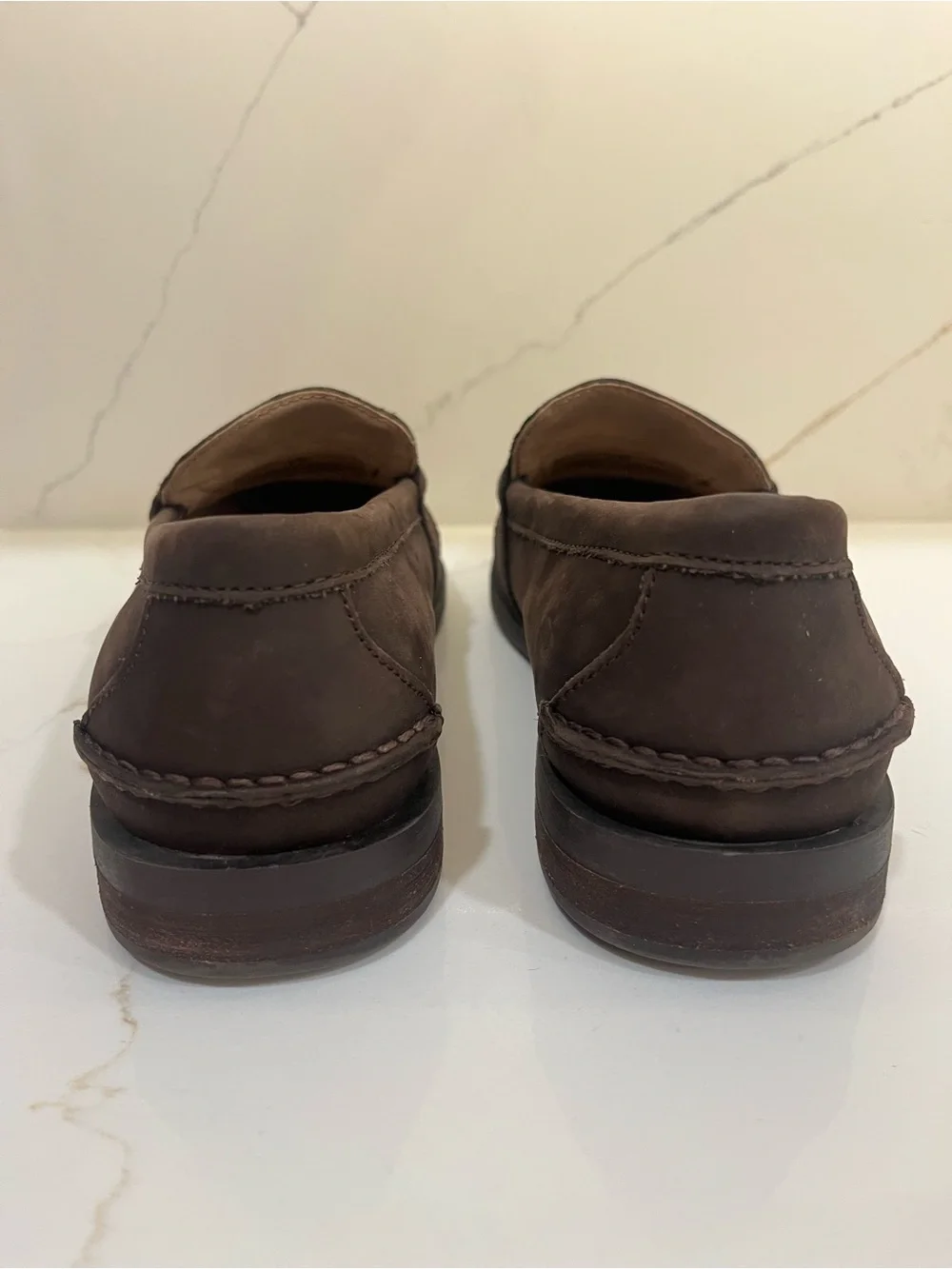 Polo by Ralph Lauren Dark Brown Leather Penny Loafers